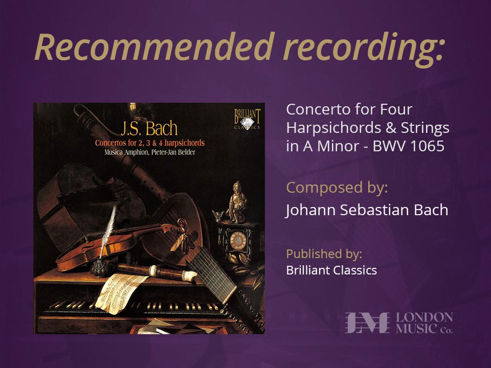 recommended listening bwv 1065